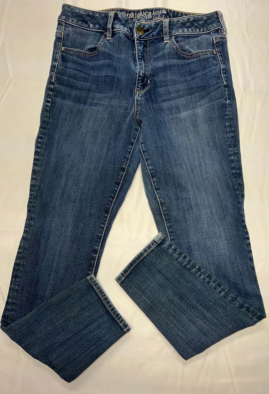 American Eagle Super Stretch X4 Hi Rise Jeggings 10 Short